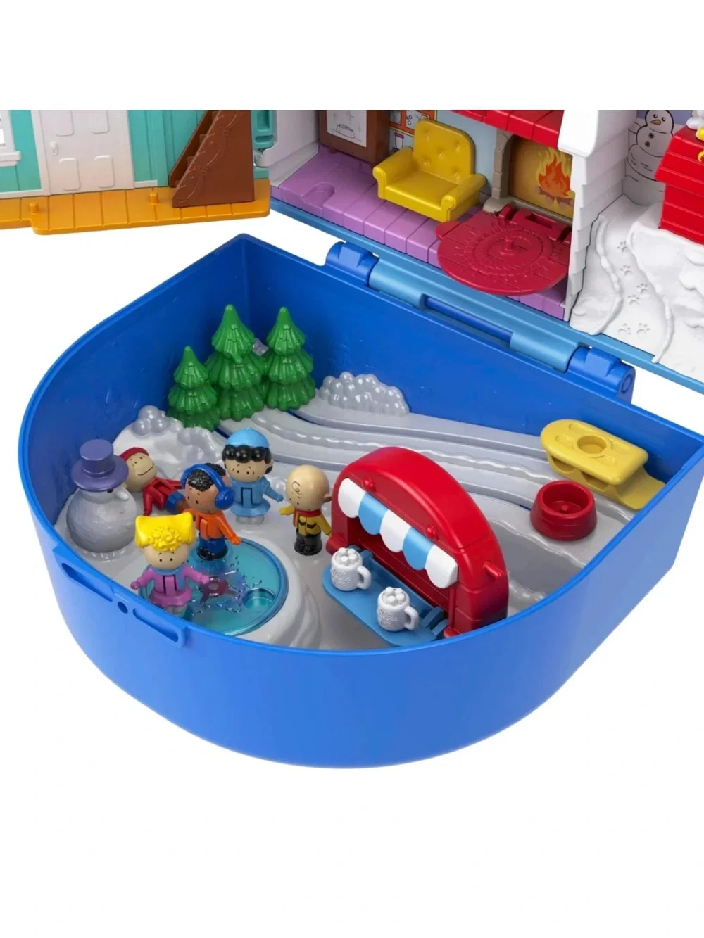 Polly Pocket x Peanuts Collector Compact Toy for Christmas with 6 Dolls *NEW*